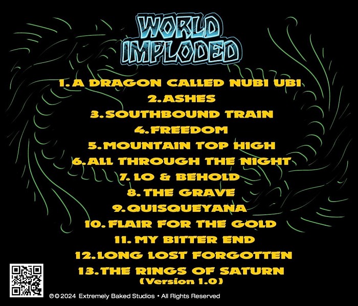 Back side of the CD cover